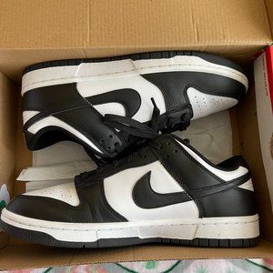 Nike Dunk Low Retro Panda Dunks Black/White Mens 9.5 Brand New With Box.